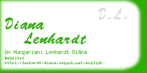 diana lenhardt business card